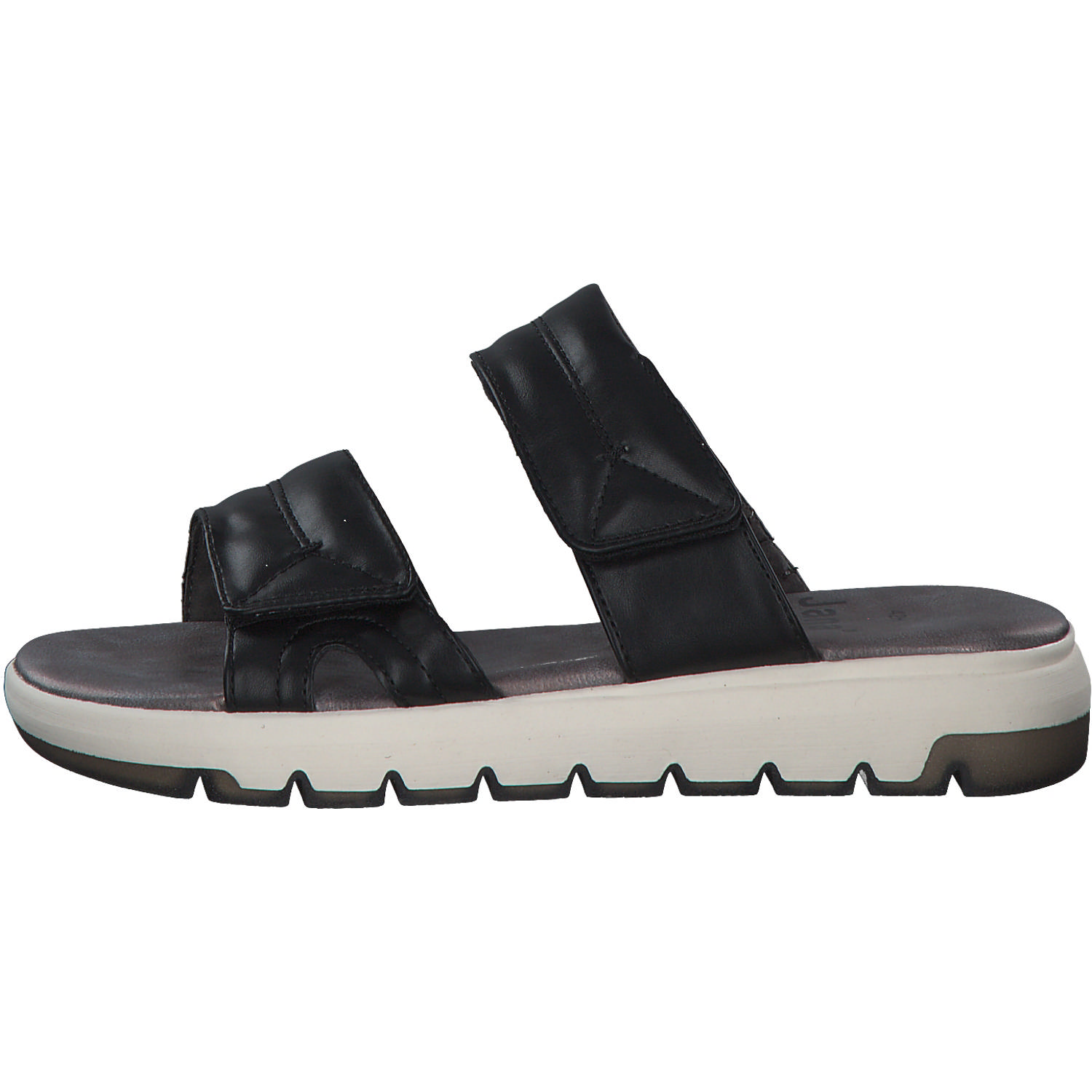 Jana Shoes 27261, Plateau-Pantoletten, Damen, black