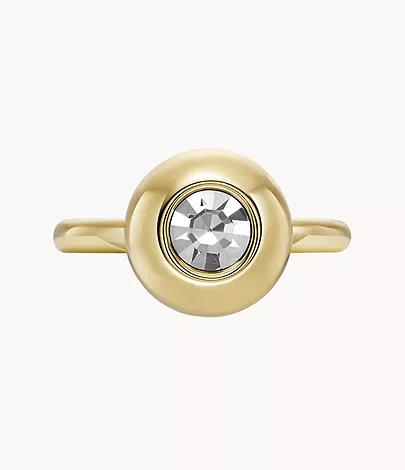 Fossil Statement-Ring Bright Baubles Metall goldfarben