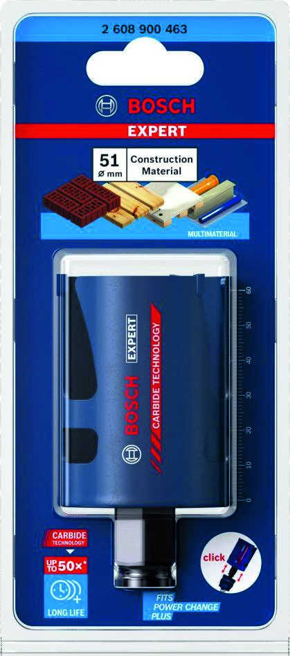 Bosch Blue Accessories 2608900463 Expert Construction Material hole saw 51 x 60 mm
