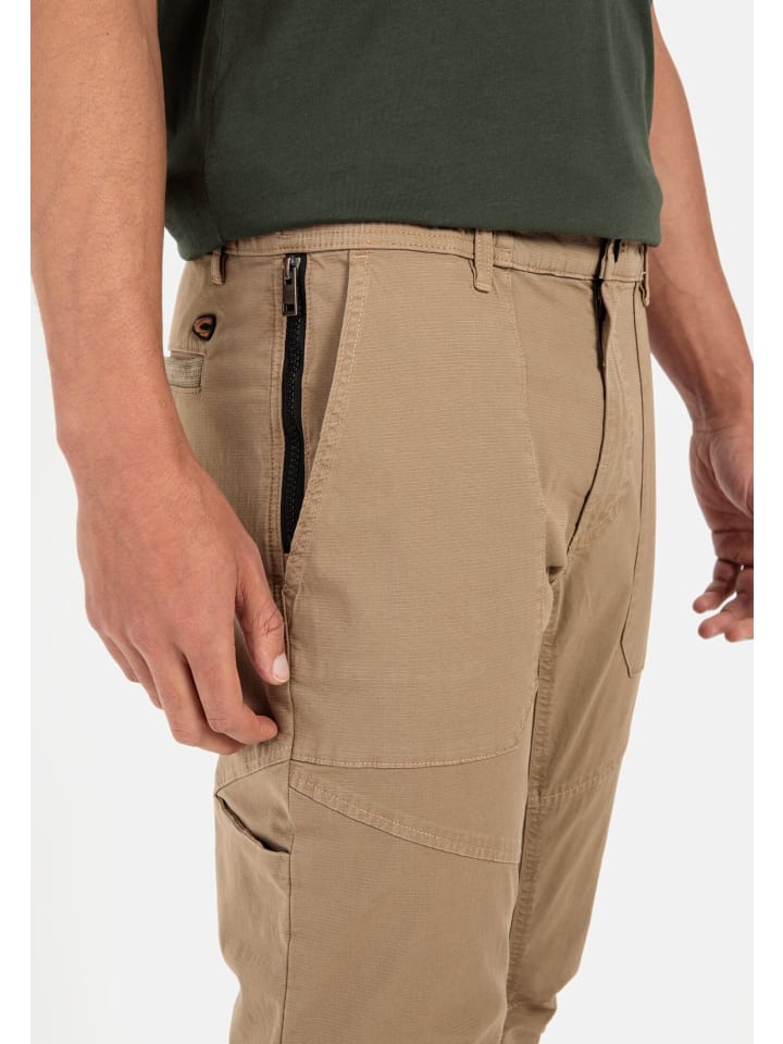 Camel Active Tapered Fit Worker Chino in Braun günstig kaufen