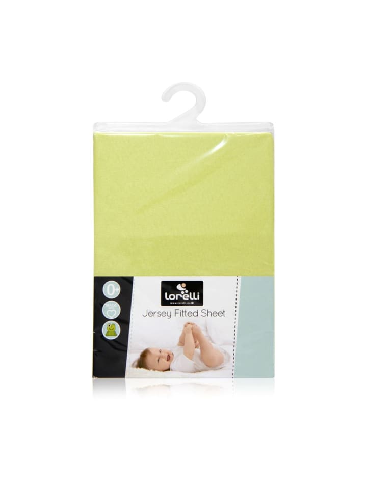 Lorelli Spannbettuch Jersey 60 x 120 cm in grün günstig kaufen 60x120 cm