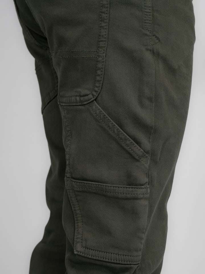 Petrol Industries Rockwell Carpenter Regular Tapered Fit Jeans Chitina in Grün günstig kaufen