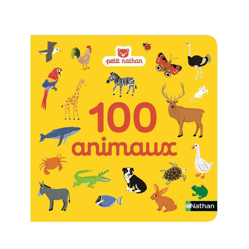 Livre 100 animaux - Nathan Jeunesse
