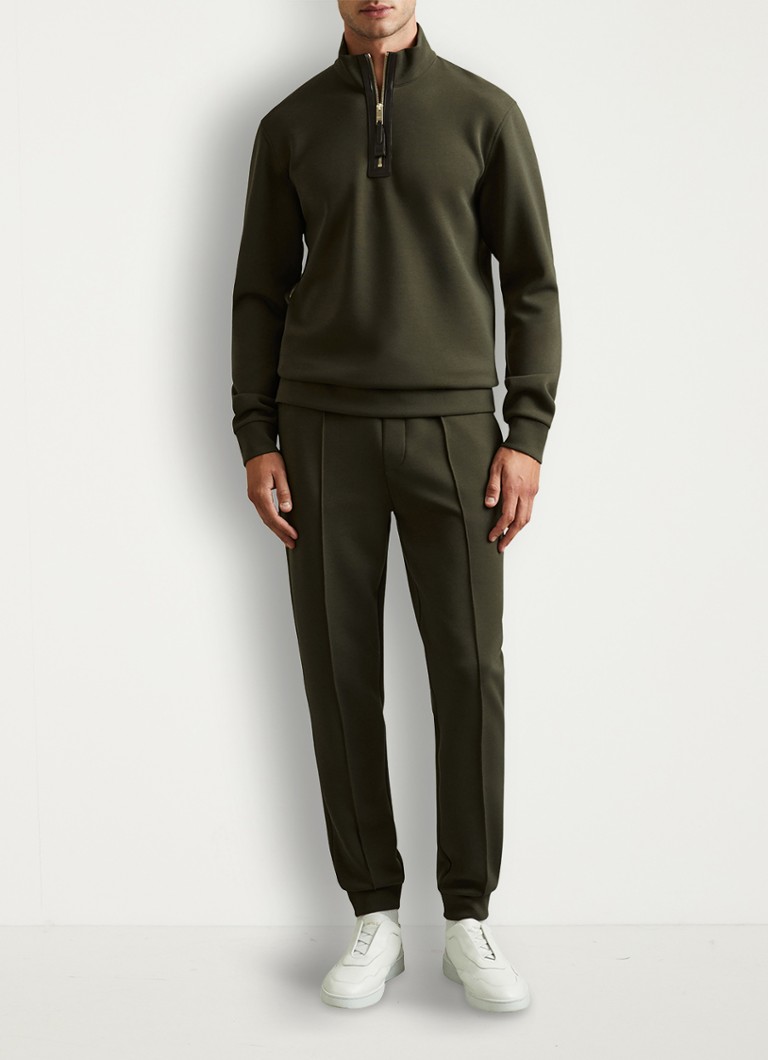 Reiss Hale regular fit sweater with half zip