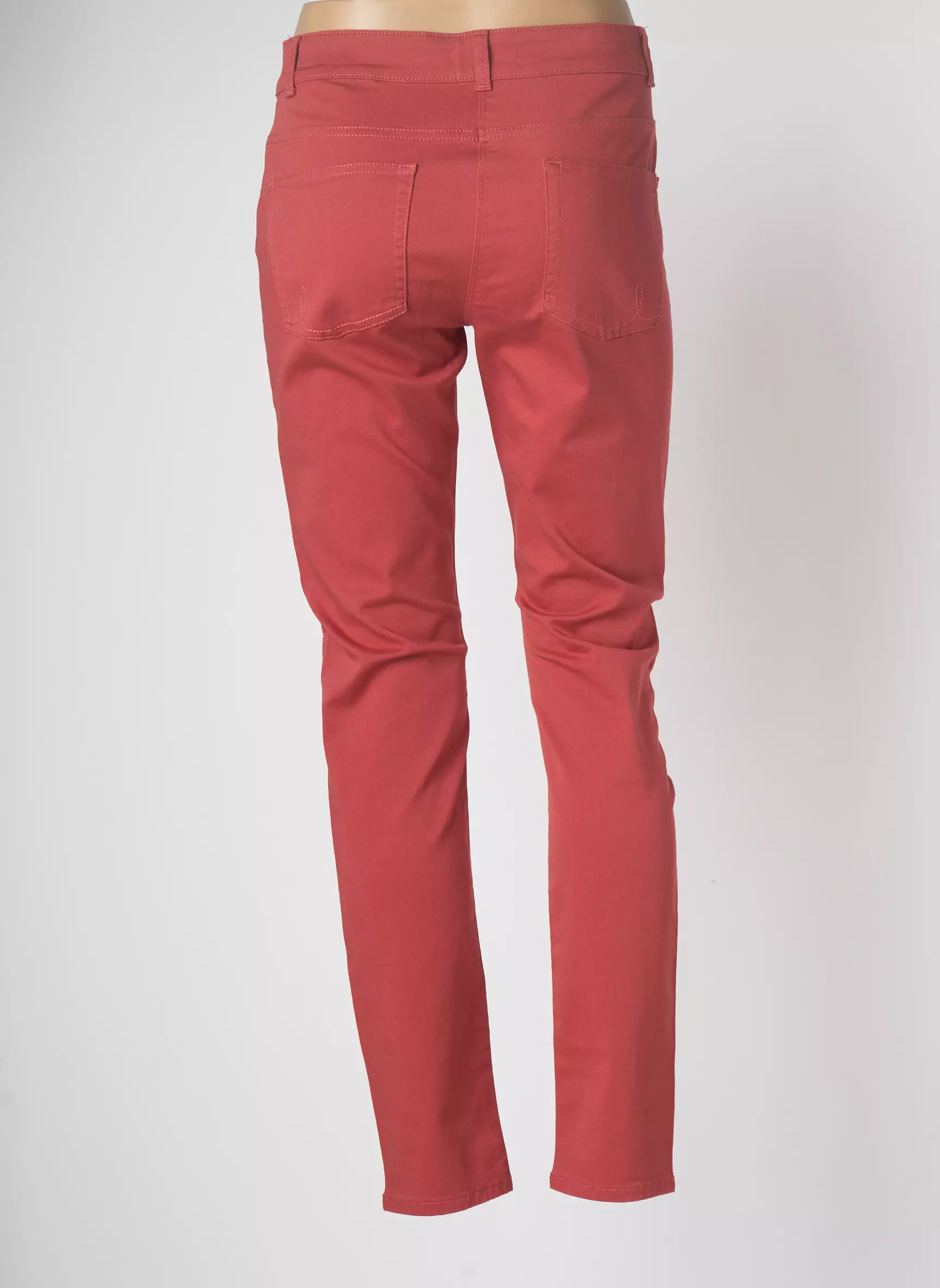 Devernois Pantalons Slim Femme couleur rouge