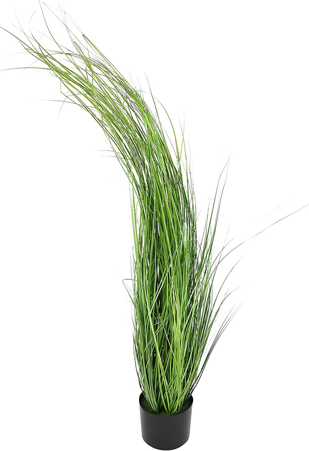 Kunstgras 120 cm hoch, künstliche Zierpflanze, Dekogras, täuschend echt Gras, Dekoleidenschaft, Höhe 120 cm