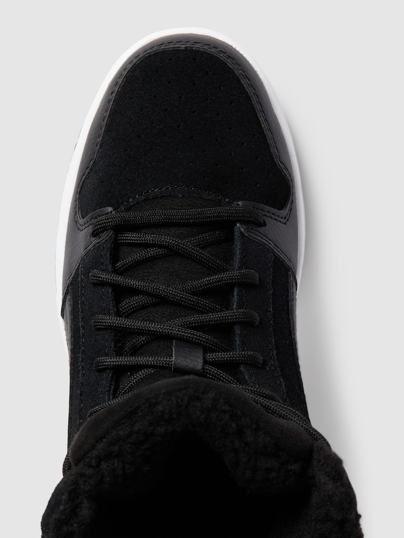 High Top Sneaker mit Logo-Details in schwarz