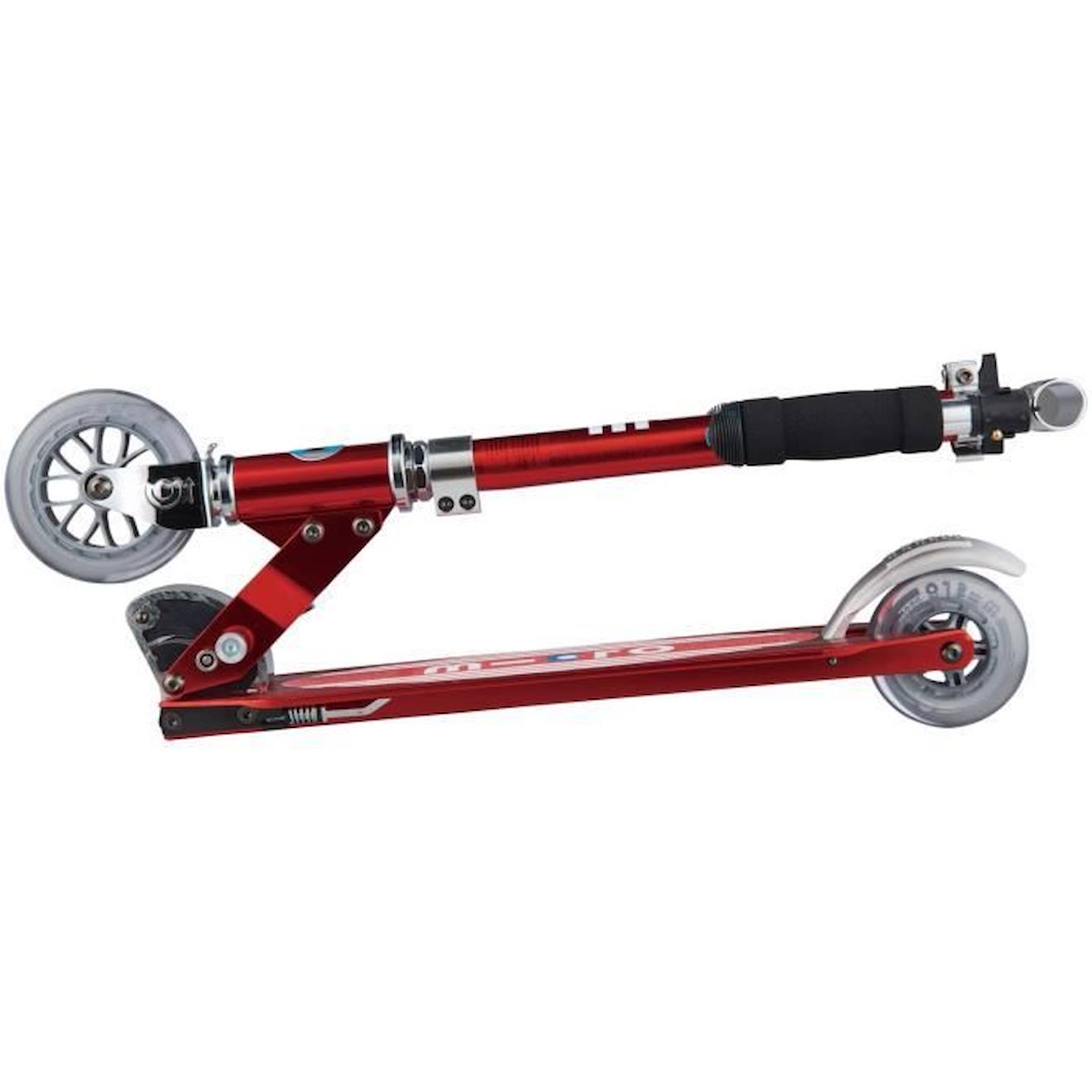 Trottinette 2 roues pliable Enfant – Micro Rouge rouge