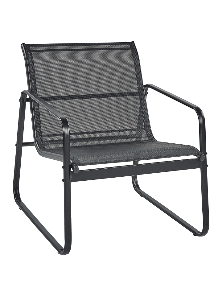 Beliani 4-tlg Lounge Set BARREA in Schwarz günstig kaufen onesize