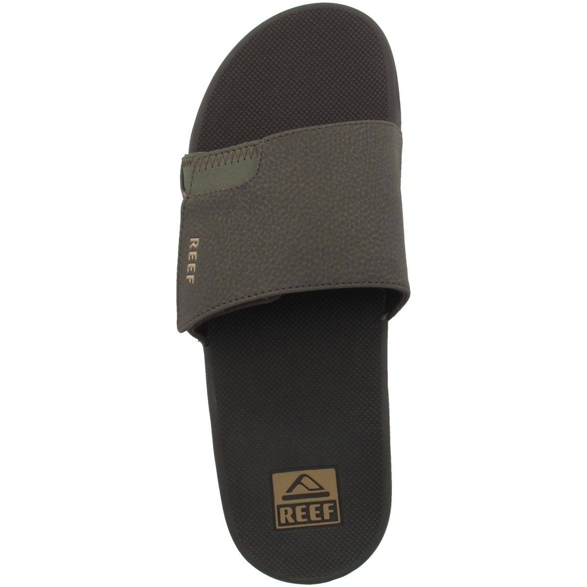 Reef Fanning Slide Sandale braun