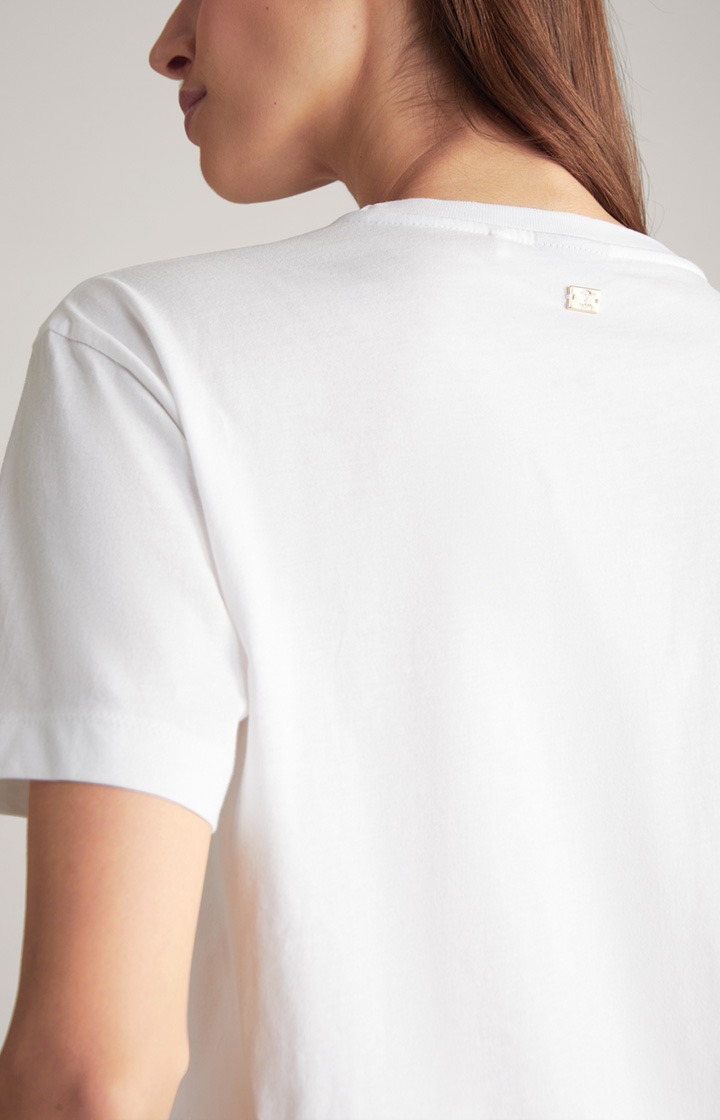 Baumwoll-T-Shirt in Weiß