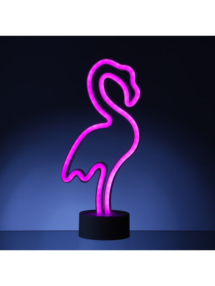 SATISFIRE LED Neonlicht Dekofigur Flamingo H: 30cm in pink günstig kaufen onesize