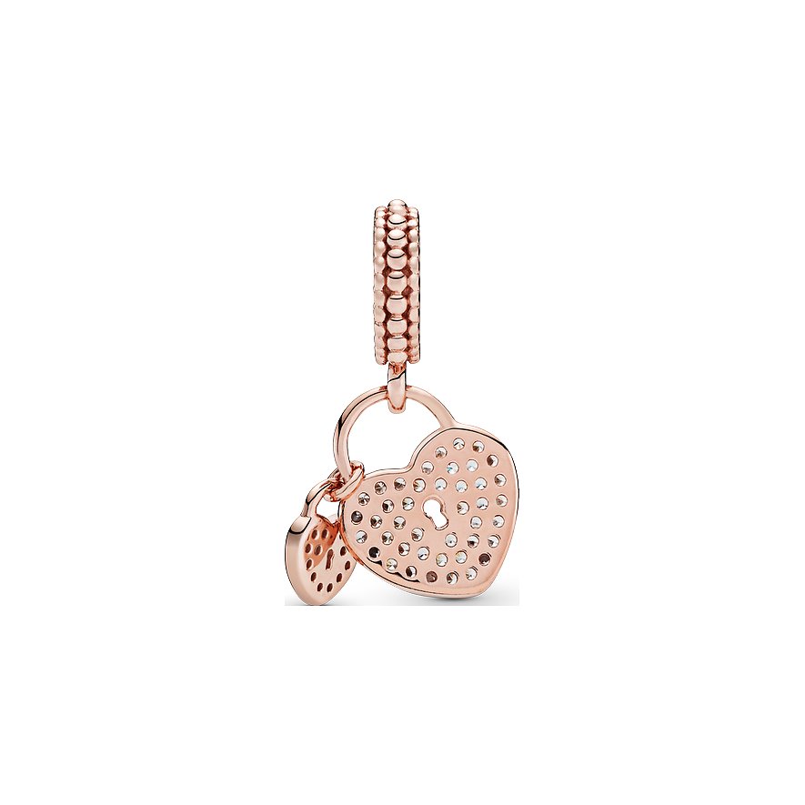 Pandora Charm Moments Pavé-Herzschlösser