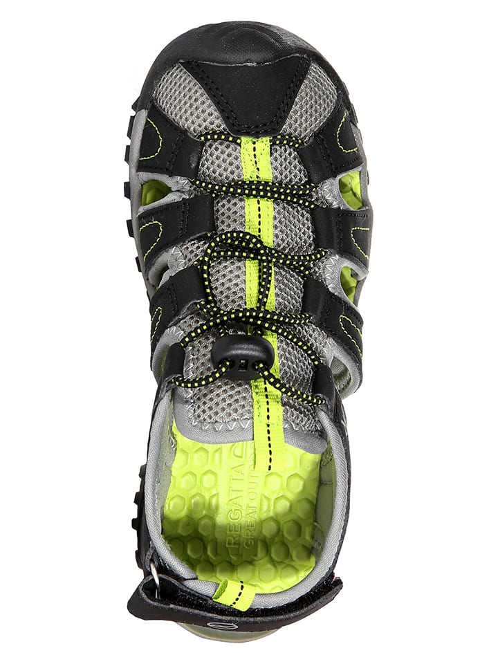 Regatta Trekkingsandalen in Schwarz/ Grün günstig kaufen