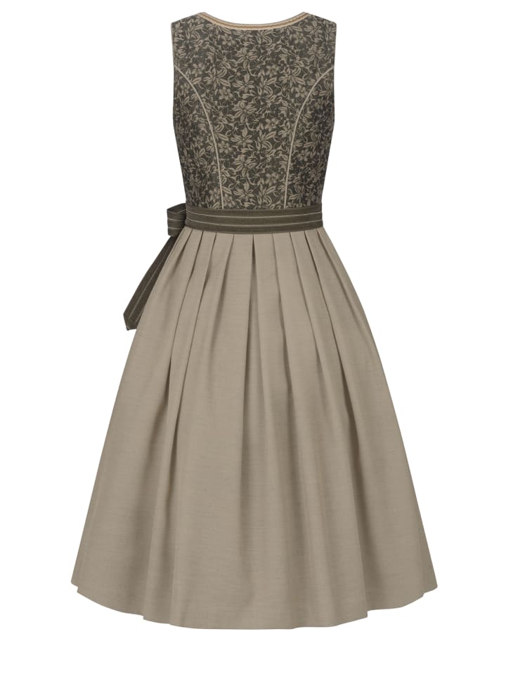 Nübler Midi Dirndl Gina in Oliv günstig kaufen