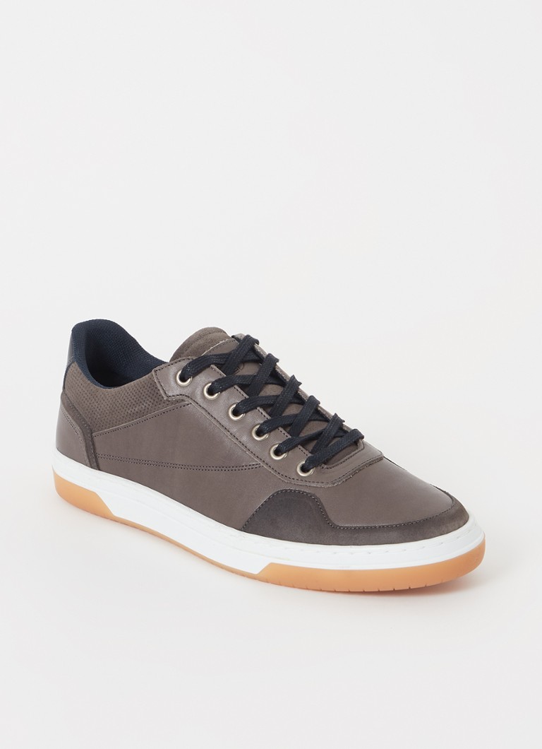 Sneakers Thorin in pelle di Dune London con dettagli in camoscio