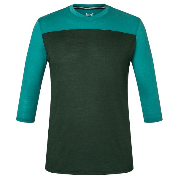 super.natural - Contrast 3/4 - Merinoshirt