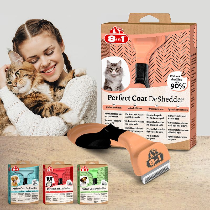 8in1 Perfect Coat DeShedder für Katzen zu TOP-Preisen