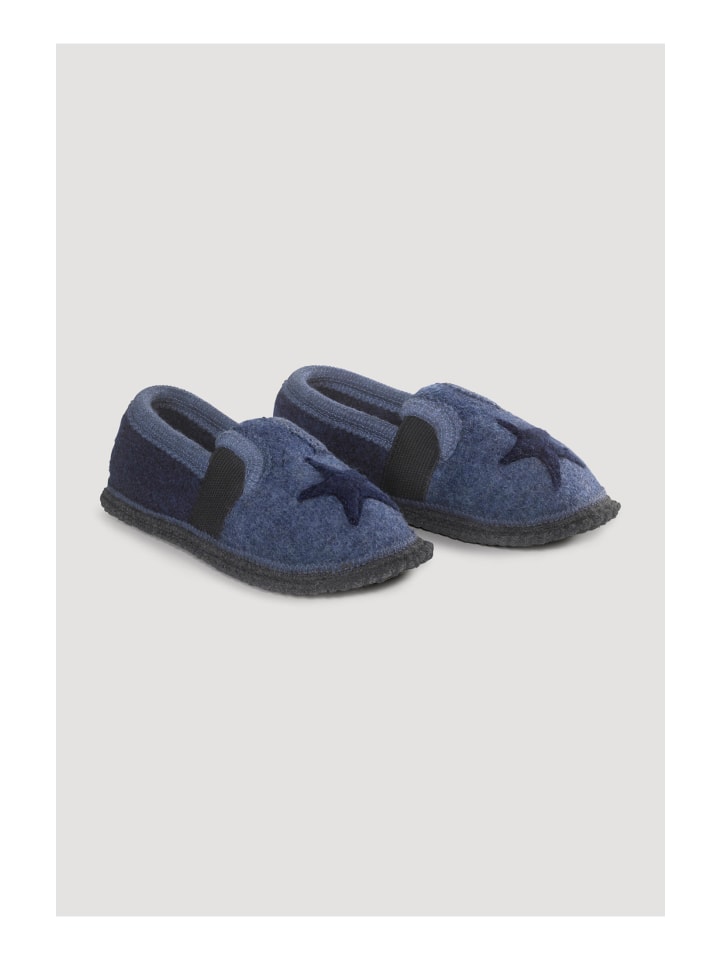 Hessnatur Hausschuhe in jeansblau günstig kaufen