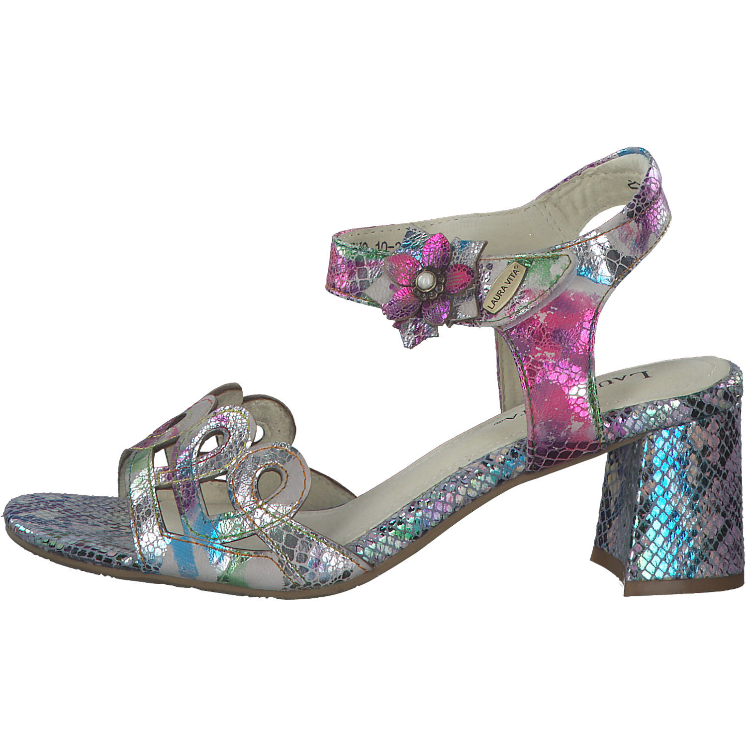 Laura Vita Jachino 10, Plateau-Sandaletten, Damen, blu