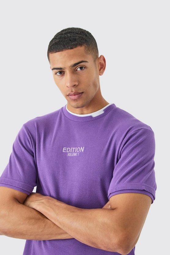 Geripptes Edition Heavyweight T-Shirt
