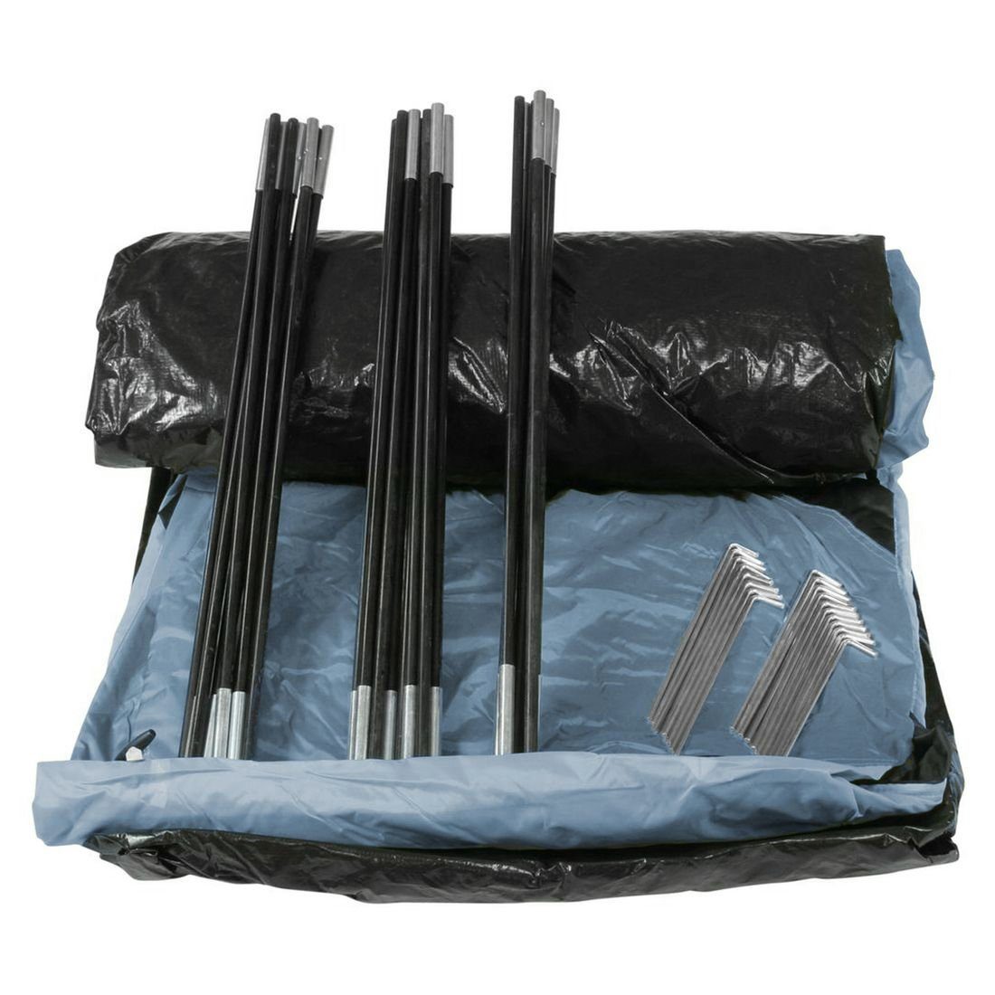 10T Outdoor Equipment Kuppelzelt Glenhill Arona 4 Mann Zelt Kuppelzelt 5000 mm mit XXL Schlafkabine, Personen: 4