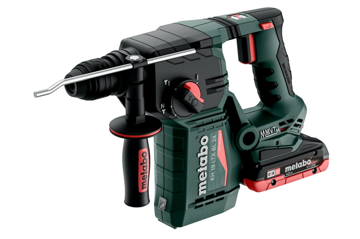 Metabo 601713800 KH 18 LTX BL 24 Akumulatorski kombinirani čekić SDS-Plus 18V 4.0Ah LiHD