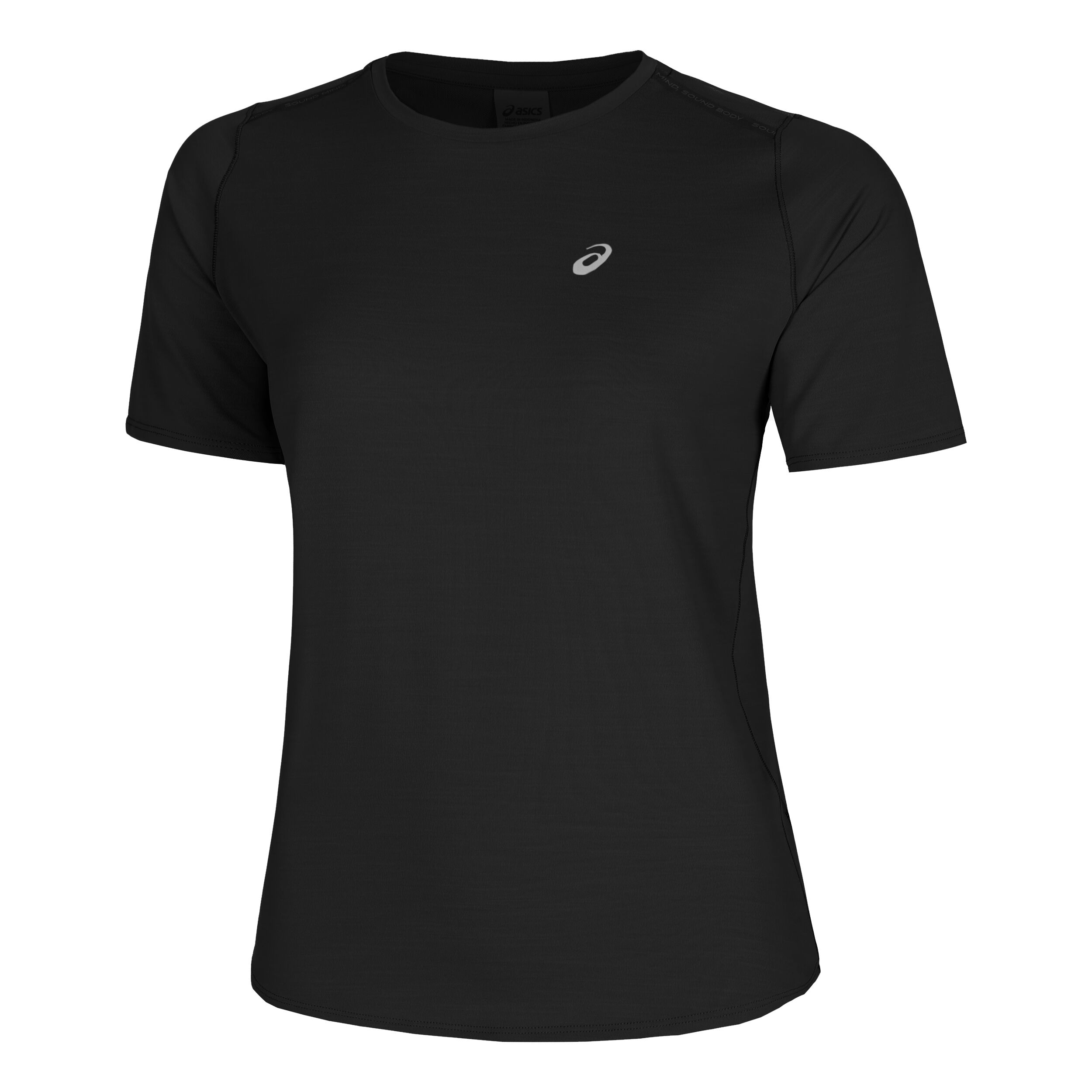 Road Laufshirt Damen - Schwarz