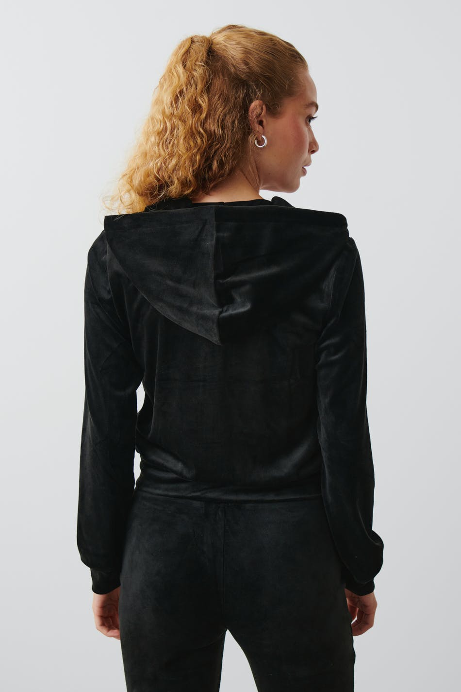 Velour hoodie