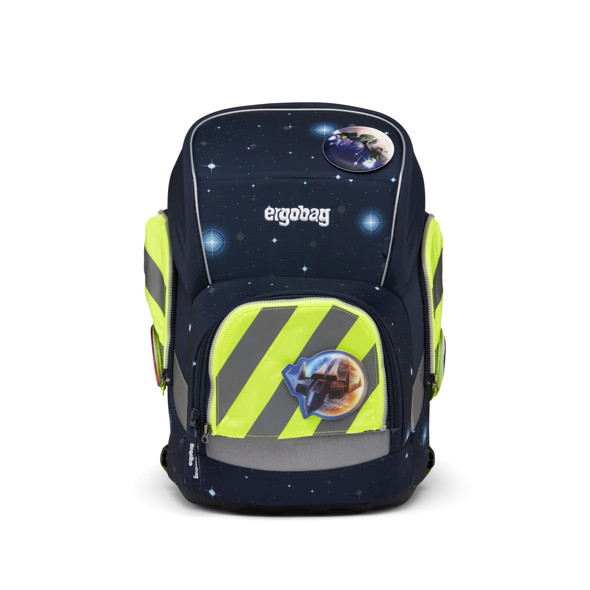 ergobag Zip-Set mit Reflektorstreifen Gelb