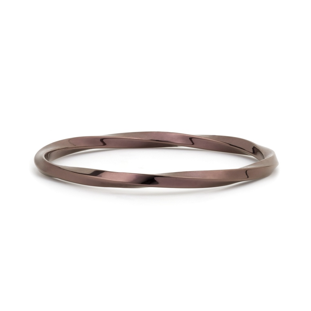 Pippa&Jean Bracelet en acier inoxydable Tourné Acier inoxydable en Marron Bracelet