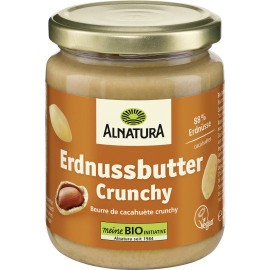 Bio Alnatura Erdnusscreme Crunchy 250G