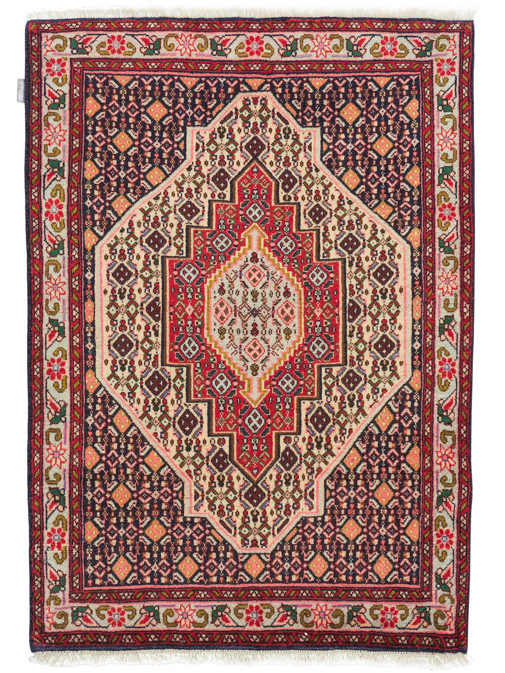 Senneh ca. 75 x 105 cm, Unikat / Einzelstück
