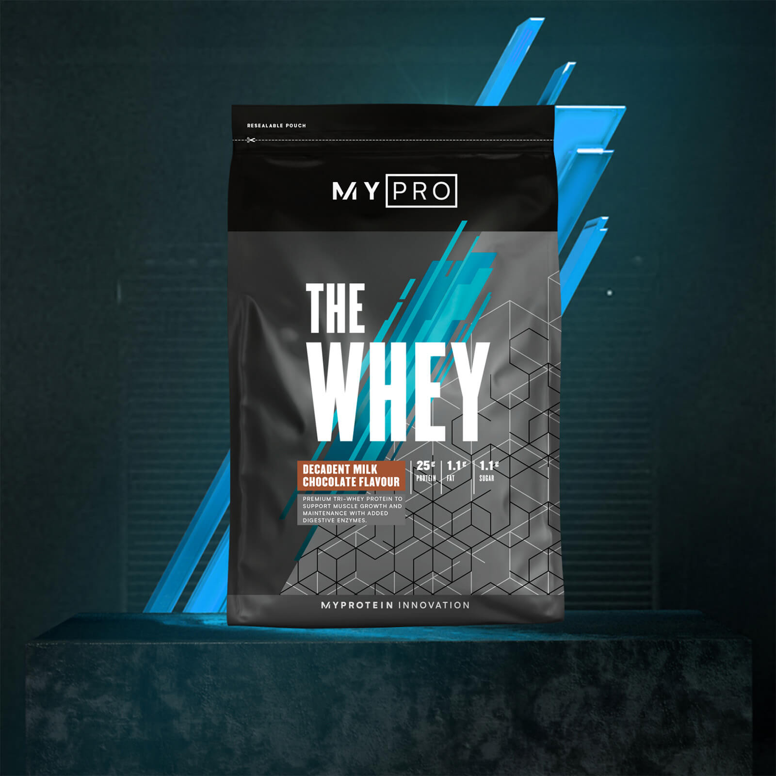 THE Whey V2, Decadent Milk Chocolate, 100 servings