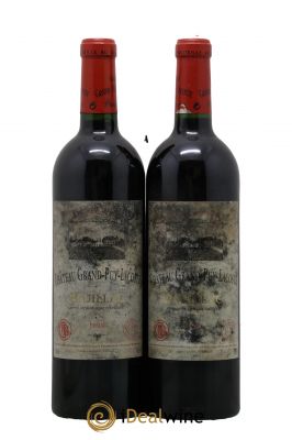 Château Grand Puy Lacoste 5ème Grand Cru Classé  1999 - Lot de 2 Bouteilles