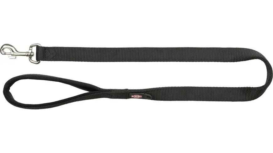 Trixie Hundeleine Premium schwarz L-XL 1 Meter / 25 mm Hunde Zubehör