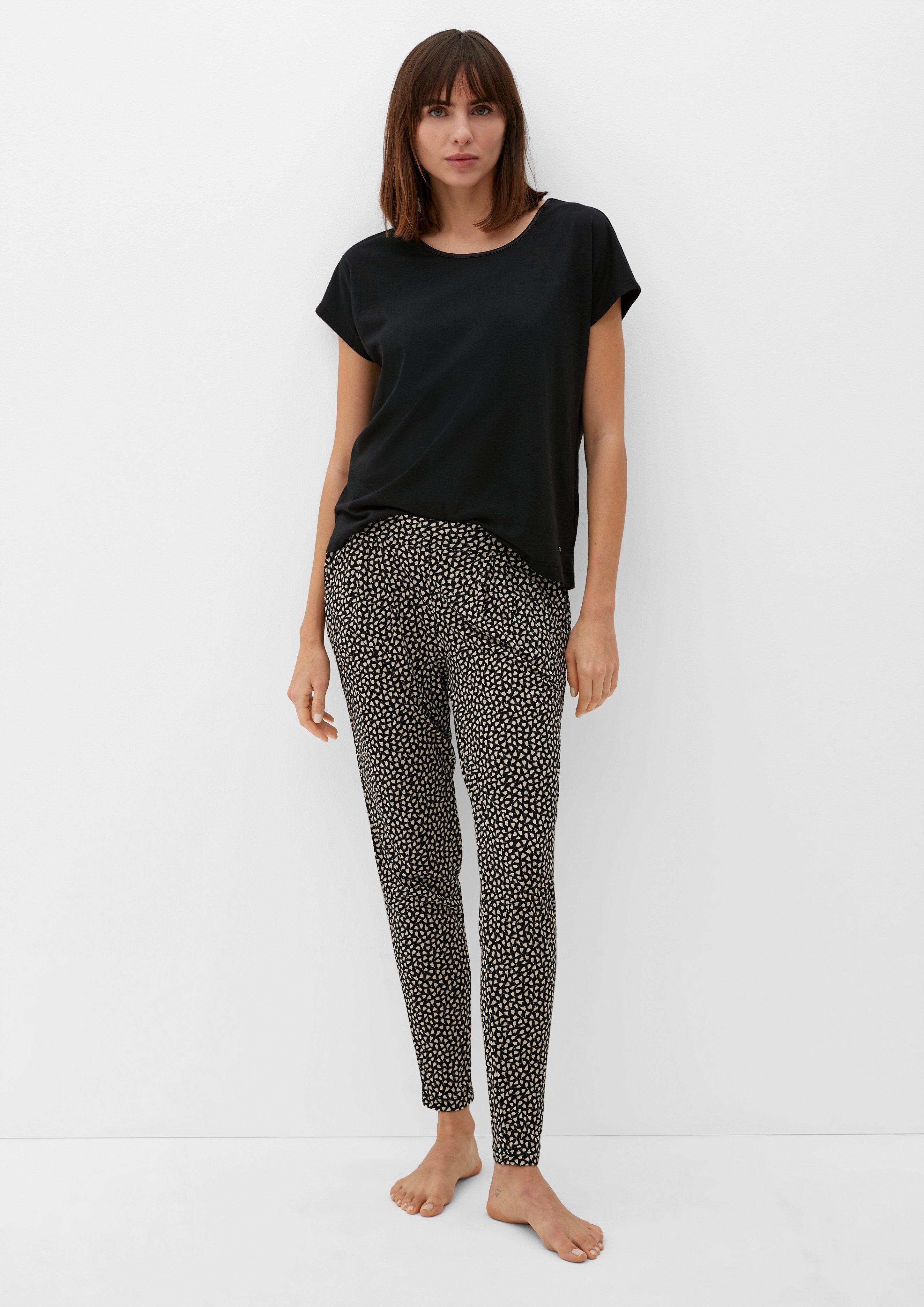 Pyjamahose mit Print  6008154-99A3