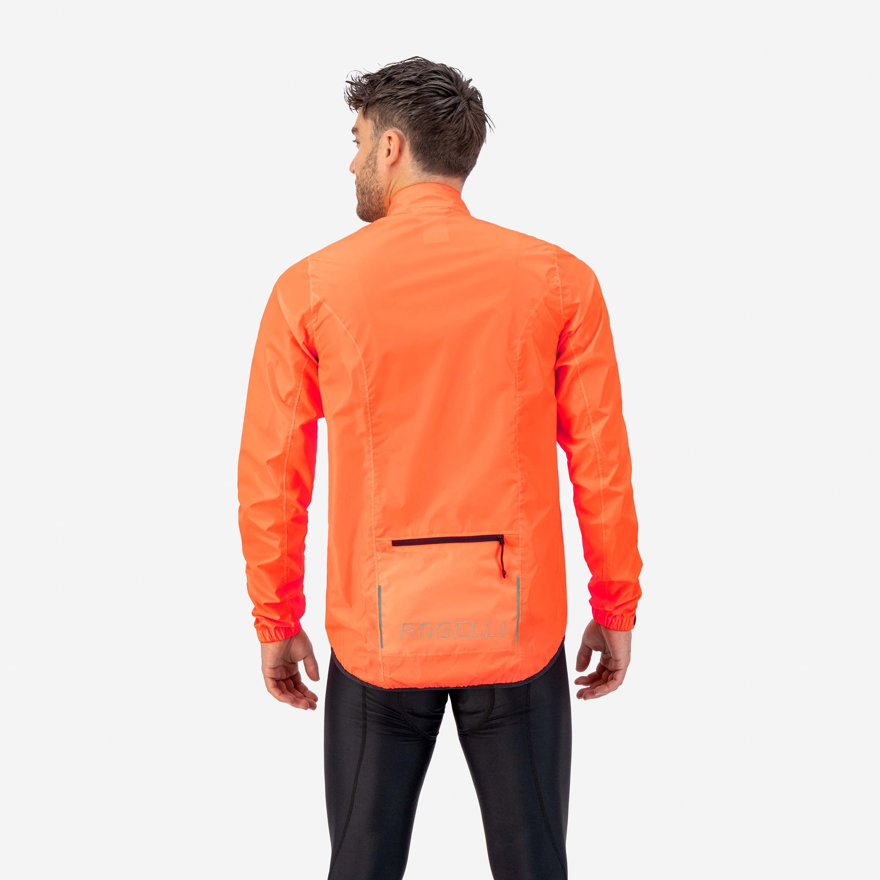 Rogelli Core Orange Herren Fahrrad Regenjacke
