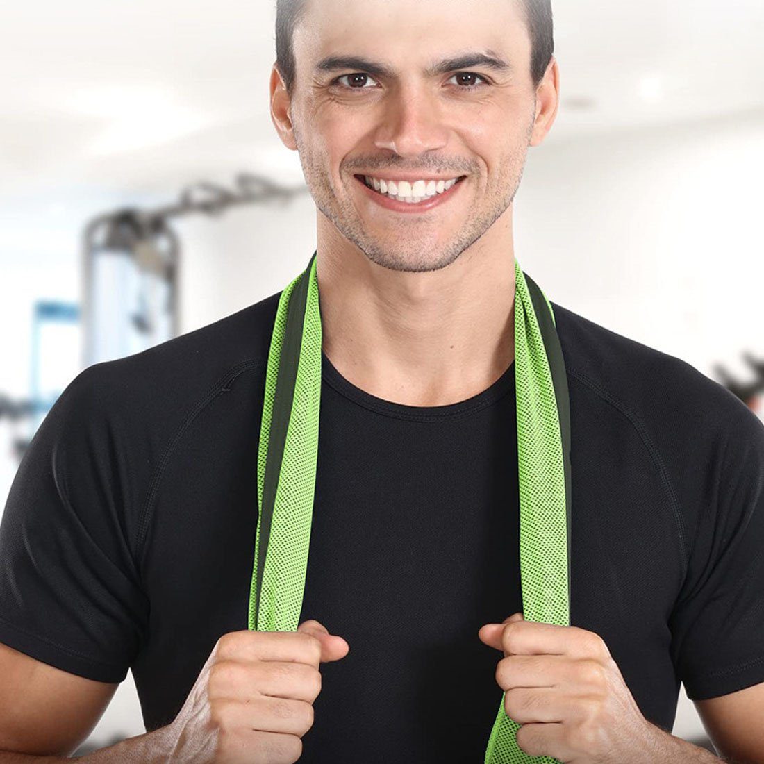 CFYDW Sporthandtuch Kühlende Sporthandtücher, schnell trocknende Handtücher für Fitness.