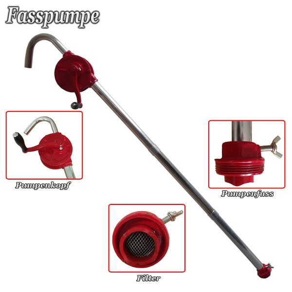 MAUK Handkurbelpumpe Fasspumpe 19l/min
