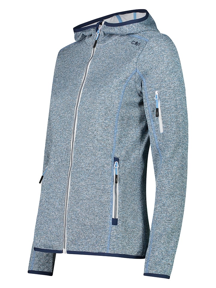 CMP Fleecejacke in Blau/ Grau günstig kaufen
