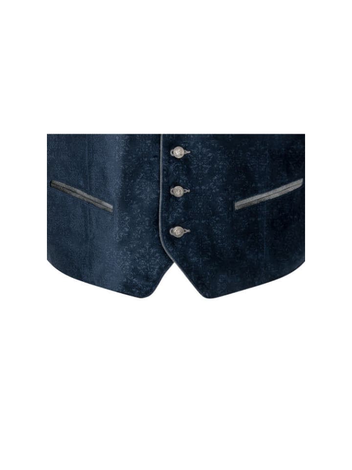 Nübler Trachtengilet Kilian in Blau günstig kaufen