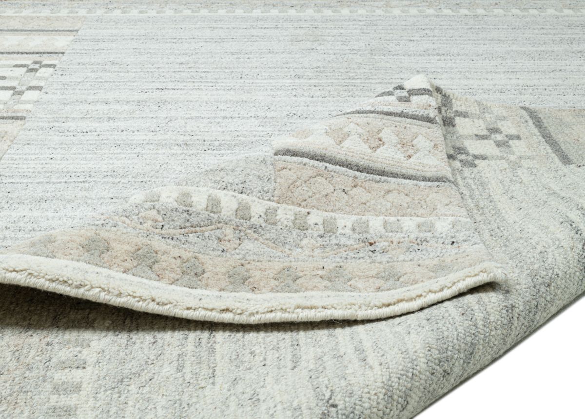 Teppich aus Indien Nakarta Natural Grey 70 x 140 cm