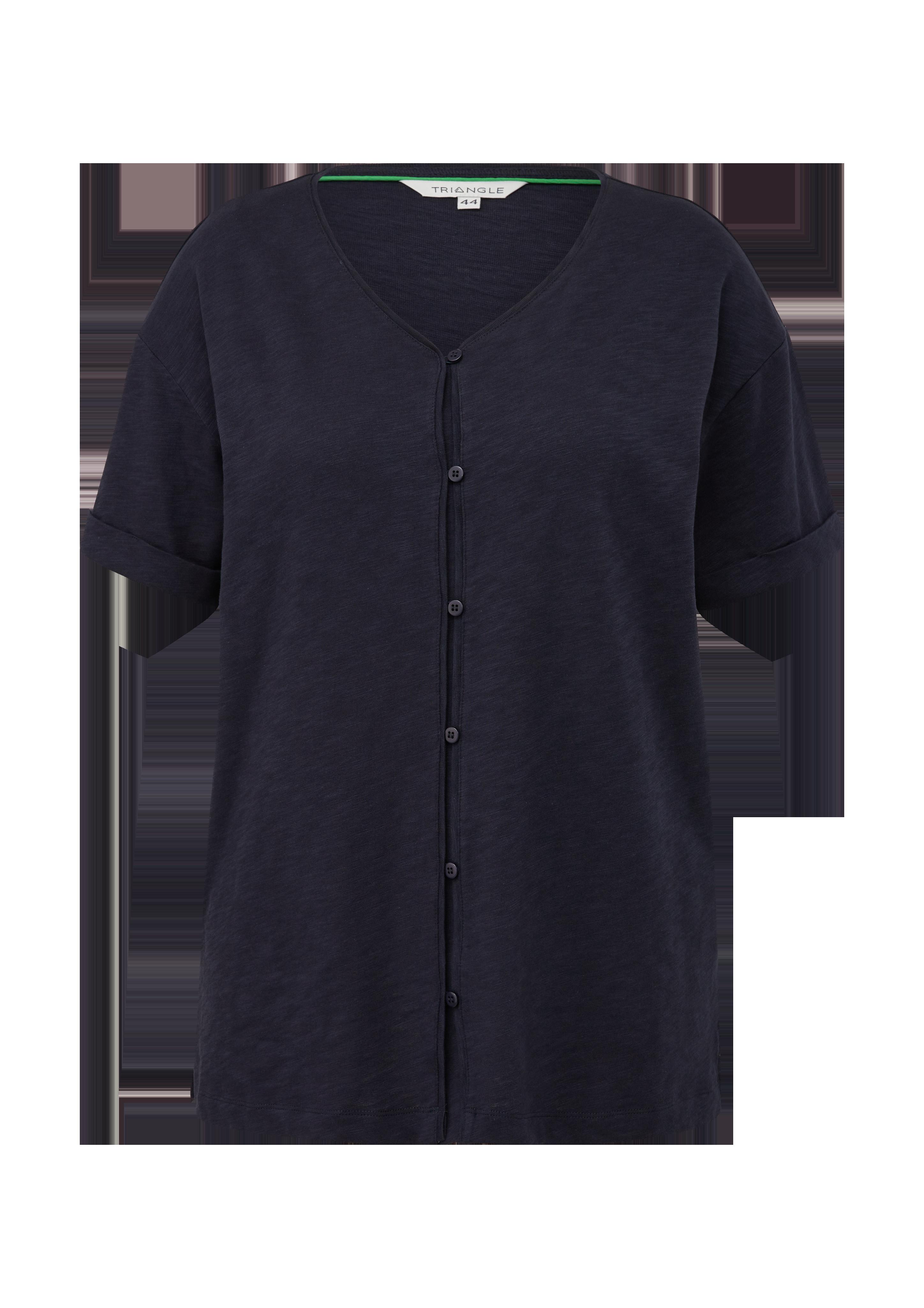 T-Shirt mit Knopfleiste  2129825-5976