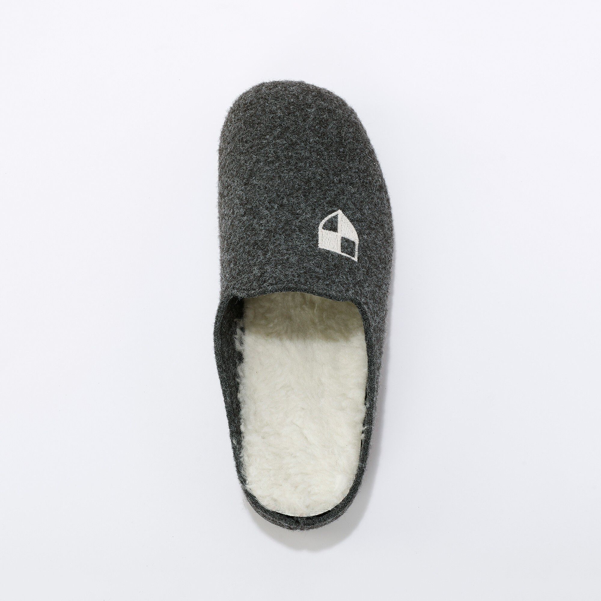 Chaussons forme mules homme