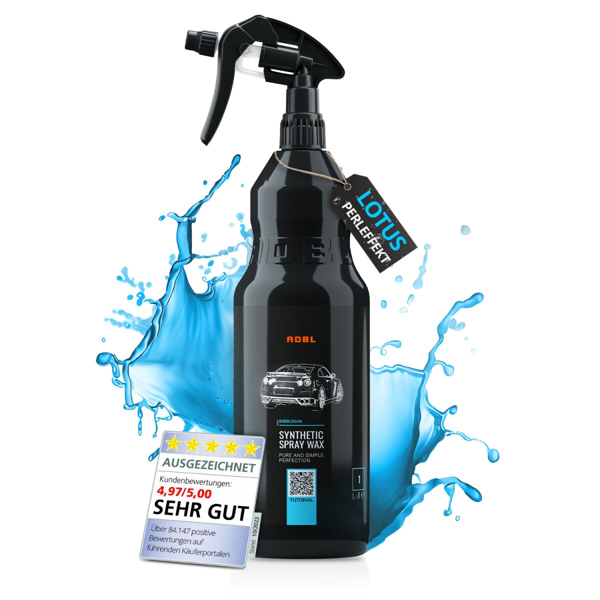 ADBL Synthetic Spray Wax Sprühwachs mit Canyon Trigger 1L