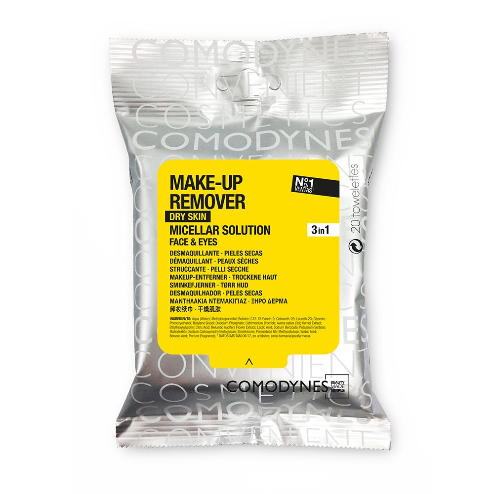 COMODYNES Make Up Remover Micellar Dry Skin 20 Stück
