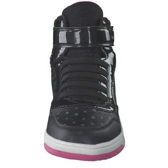 Geox J Washiba Girl Sneaker High in schwarz