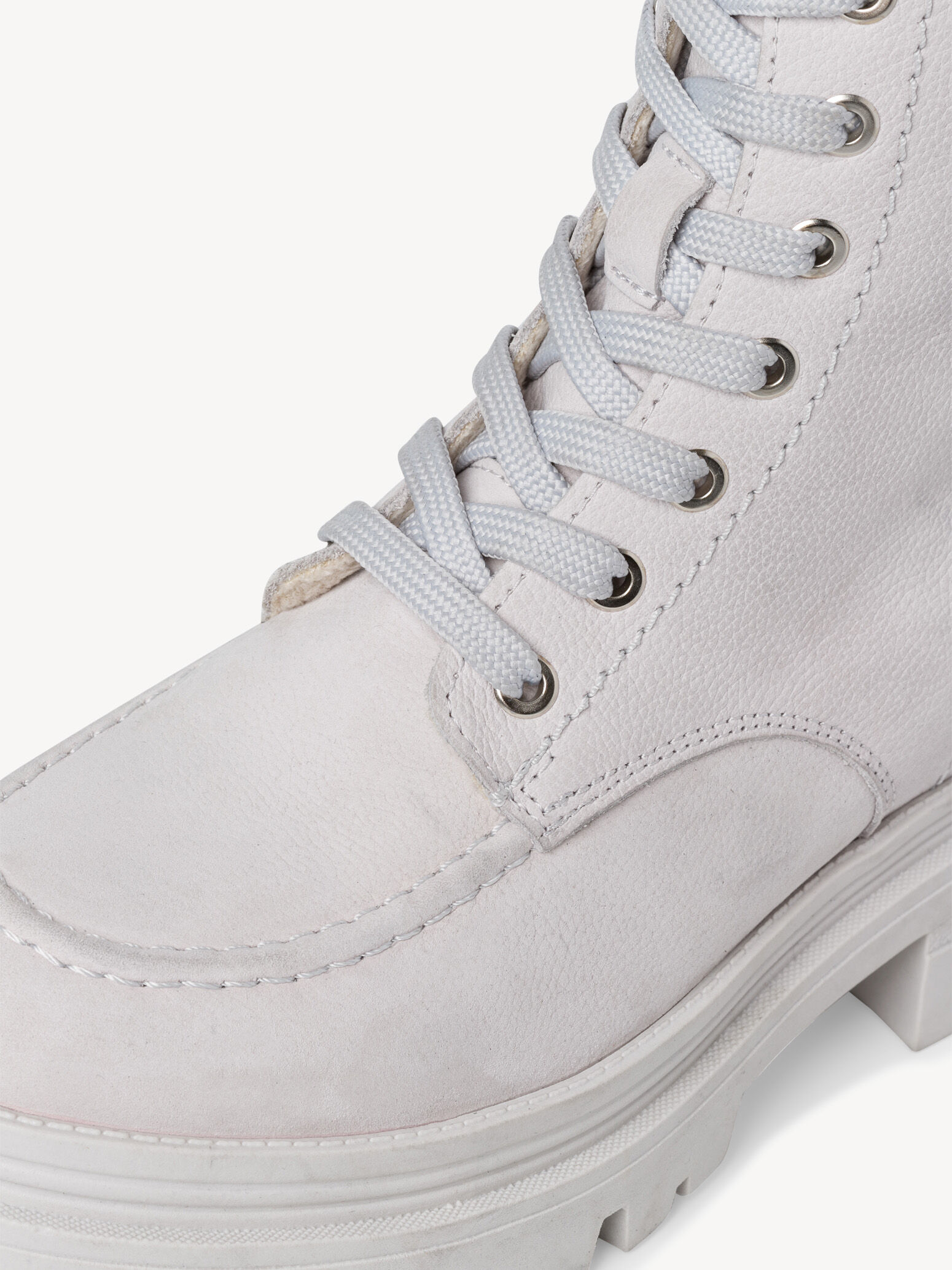 Bottine en cuir - gris