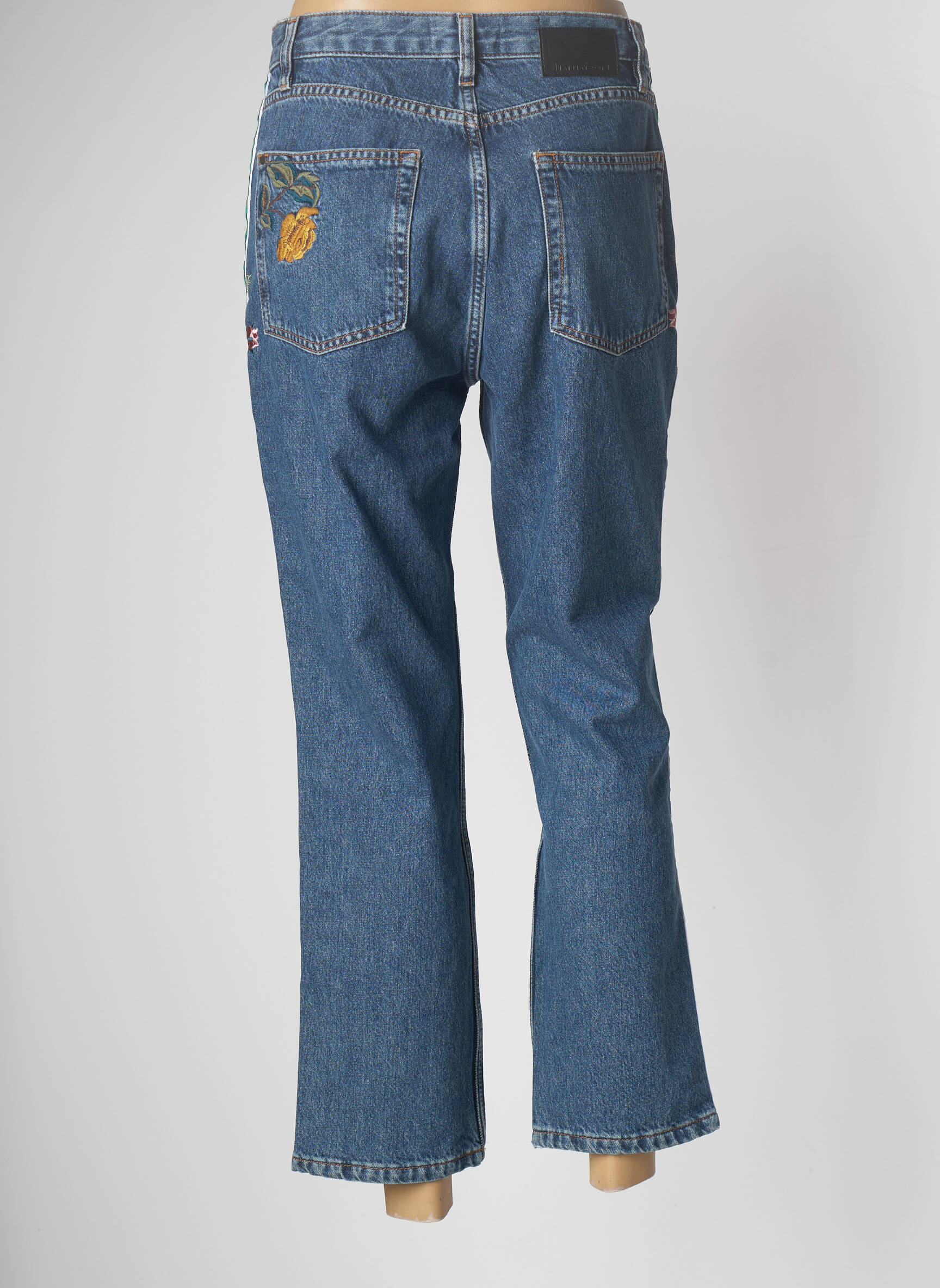 Desigual Jean Mom Femme couleur bleu